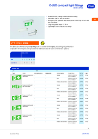 Thumbnail of document Ex product overview c lux compact light fittings 6102 en gb rstahl 19972